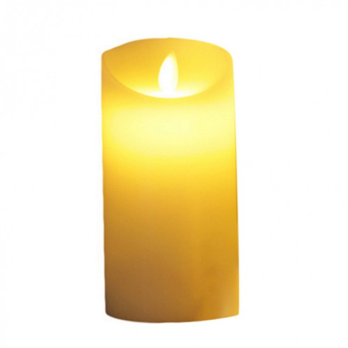 LED bougie électronique anniversaire mariage décoration de la maison accessoires bougeoir, rechargeable, taille: 7,5 x 17,5 cm SH0204480-08