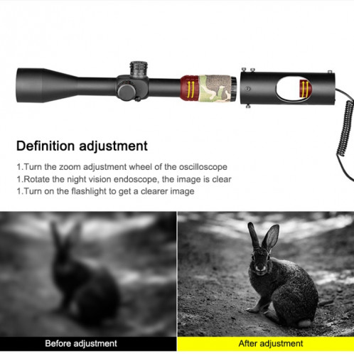 Télescope infrarouge Laser numérique Imagerie Non thermique Chasse CCD Lunettes de Vision nocturne haute définition SH8593127-07
