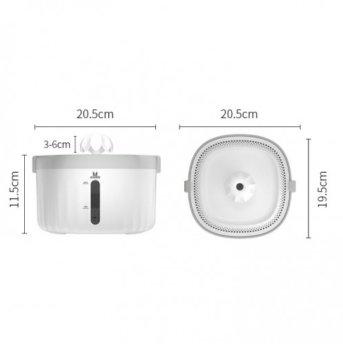 Distributeur d'eau pour animaux de compagnie intelligent avec distributeur d'eau pour animaux de compagnie à circulation automatique silencieuse, fiche Spécifications: Prise UE SH22031018-013