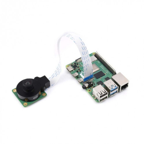 Waveshare WS1053516 pour objectif haute résolution Raspberry Pi M12, 16MP, champ de vision de 105 degrés, longueur focale de 3,56 mm 23966 SW07811302-06
