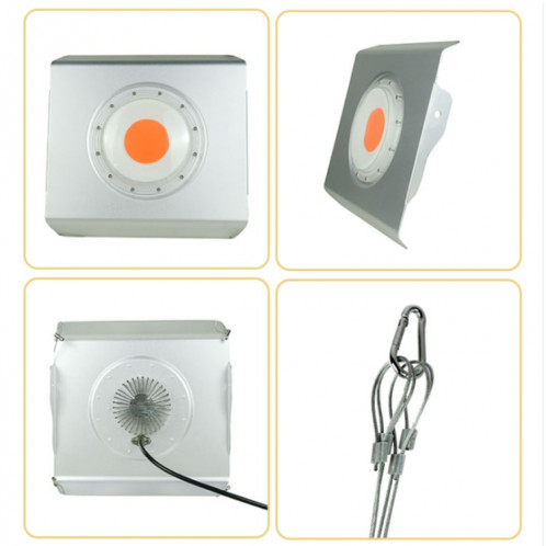 50W lumière de croissance des plantes ultra-mince haute luminosité lumière de serre intérieure COB à spectre complet avec prise, spécification: SH30031521-06