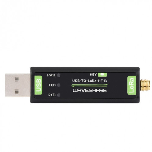 2 pièces Waveshare 24514 Module de transfert de données USB vers LoRa basé sur la Version SX1262 LF utilisant l'oscillateur à cristal XTAL SW7703872-015