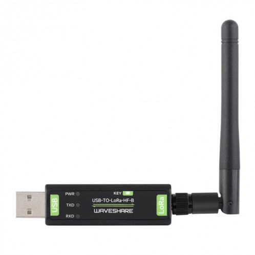 2 pièces Waveshare 24516 Module de transfert de données USB vers LoRa basé sur la Version SX1262 HF utilisant l'oscillateur à cristal XTAL SW7704469-015