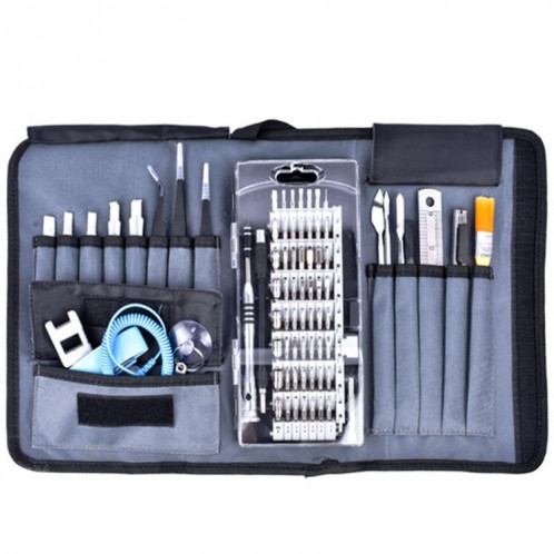 Sac en tissu portable Démontage de téléphone portable Outil de maintenance Outil combiné multifonction Ensemble de tournevis (noir) SH301A1646-013