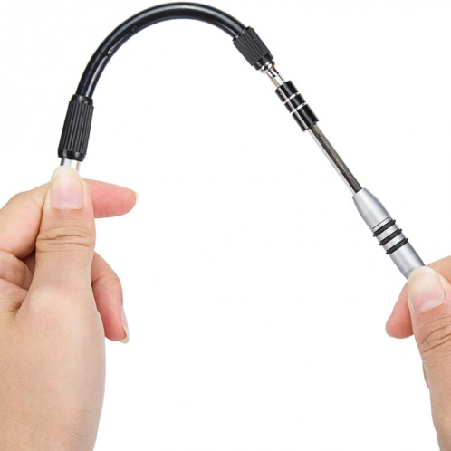 Sac en tissu portable Démontage de téléphone portable Outil de maintenance Outil combiné multifonction Ensemble de tournevis (noir) SH301A1646-013