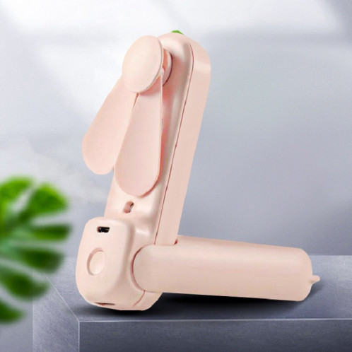 Mini ventilateur électrique portatif multifonction pliable de ventilateur de pulvérisation (fille rose) SH301B1670-07