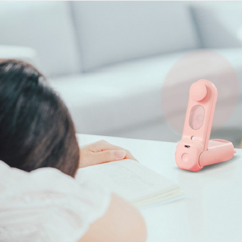 Mini ventilateur électrique portatif multifonction pliable de ventilateur de pulvérisation (fille rose) SH301B1670-07