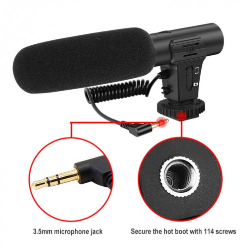 Kit-01LM 3 en 1 Shoot vidéo LED Trépied Light Trépied LIVE Microphone en direct, Spécifications: Modèle de chargement USB SH60021488-06
