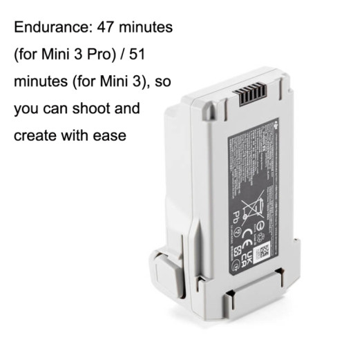 Batterie de vol intelligente d'origine DJI Mini 3 Pro / Mini 3 longue durée (blanche) SH601A1896-06