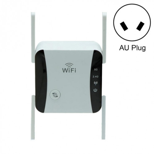 KP1200 1200MBPS Répète de signal sans fil de bande WiFi 5G 5G, Spécification: Fiche au FL (Blanc) SH803A759-07