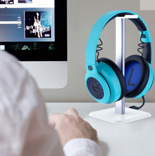 Support de casque Présentoir de casque de café Internet (blanc) SH201A1291-08