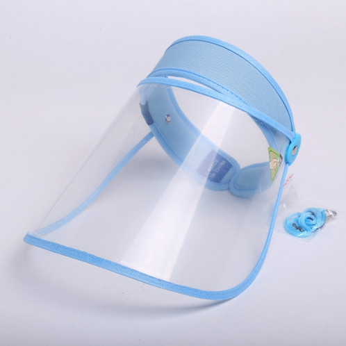4 PCS Anti-Saliva Splash Anti-Spitting Anti-Brouillard Anti-Huile Capuchon De Protection Vide Top Hat Masque Visière Amovible (Bleu) SH401E1542-05