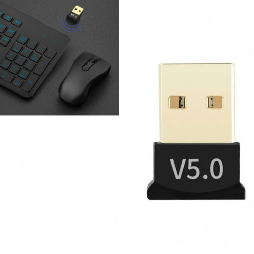3 PCS Bluetooth V5.0 Adaptateur Ordinateur Portable USB Clavier Bluetooth Récepteur Audio SH8174671-07