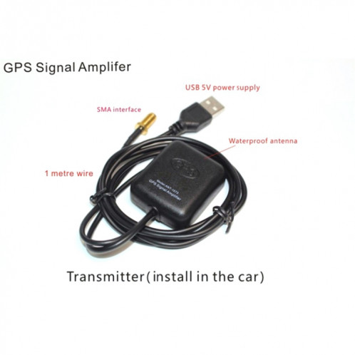 Amplificateur de signal d'antenne de voiture de navigation GPS 2 en 1 SH83211597-06