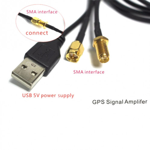Amplificateur de signal d'antenne de voiture de navigation GPS 2 en 1 SH83211597-06