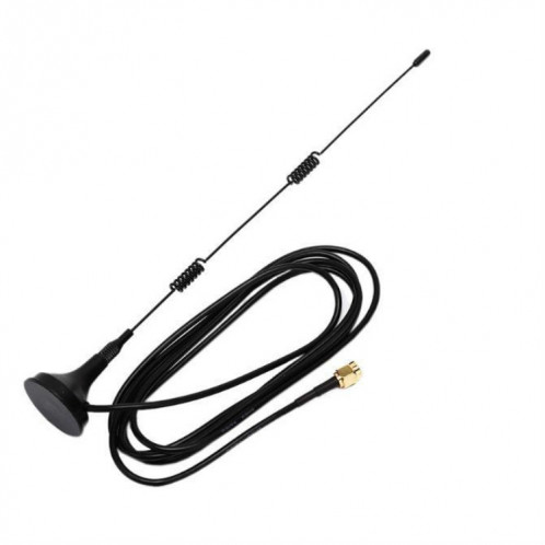 4 PCS 2.4G WiFi omnidirectionnel routeur à ventouse carte réseau antenne améliorée SMA modèle intérieur aiguille intérieure, longueur de câble: 1,5 m SH8497100-04