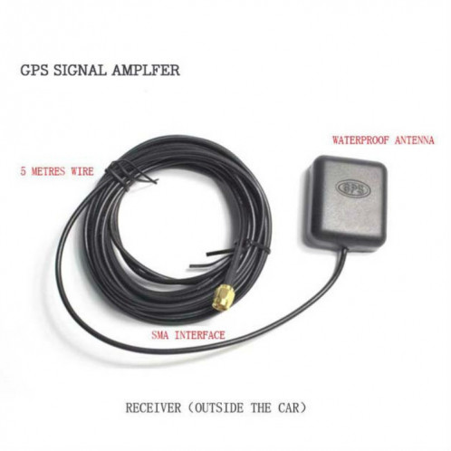 Antenne de voiture GPS ANT-1575R Répéteur de Signal GPS Antenne d'amplificateur d'antenne Interface SMA SH85041911-04