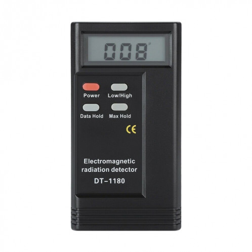 DT-1180 électromagnétique détecteur de rayonnement Plage de mesure 50-1999V / M protection contre les rayonnements électromagnétiques d'onde Détecteur SH875699-06