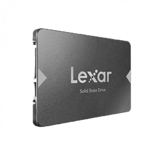 Lexar NS100 Disque SSD de bureau SSD pour ordinateur portable SATA3 2,5 pouces, capacité: 256 Go (gris) SL802A1752-08