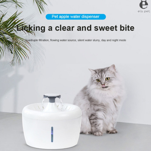 Distributeur d'eau pour animaux de compagnie Distributeur d'eau pour animaux de compagnie à circulation électrique, spécifications: Veilleuse SH0602486-012