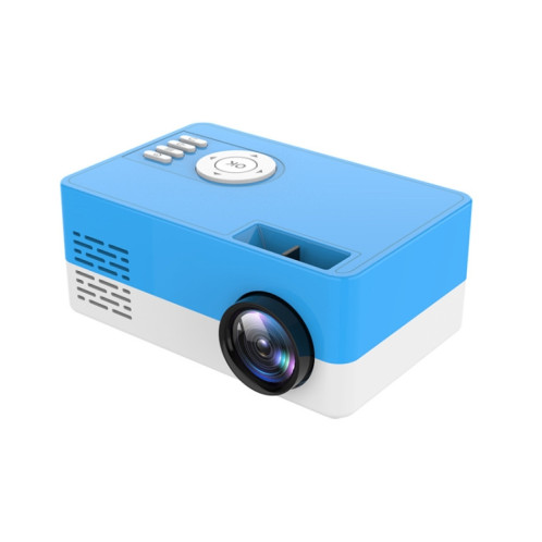Projecteur LED portable S261 / J16 Home Mini HD 1080P, prise en charge de la carte TF / disque AV / U, spécification de la prise: prise américaine (bleu blanc) SH001D680-06
