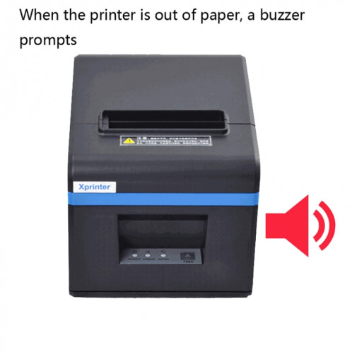 Imprimante de reçus Bluetooth pour machine d'impression thermique Xprinter XP-N160II, style: (gris) SX302B1956-09