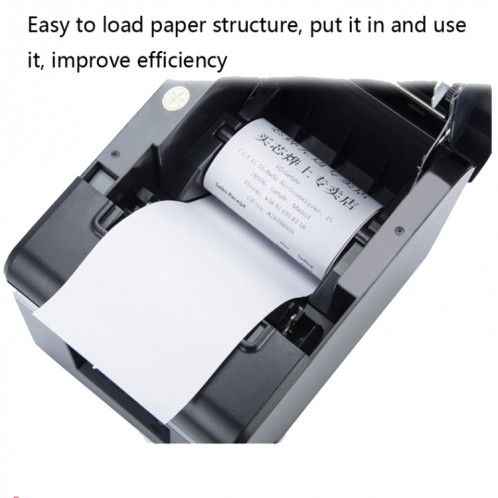 Imprimante de reçus Bluetooth pour machine d'impression thermique Xprinter XP-N160II, style: (gris) SX302B1956-09