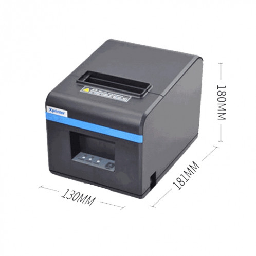 Imprimante de reçus Bluetooth pour machine d'impression thermique Xprinter XP-N160II, style: (gris) SX302B1956-09