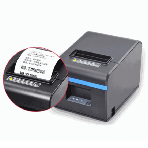 Imprimante de reçus Bluetooth pour machine d'impression thermique Xprinter XP-N160II, style: prise UE (gris) SX302B1956-09