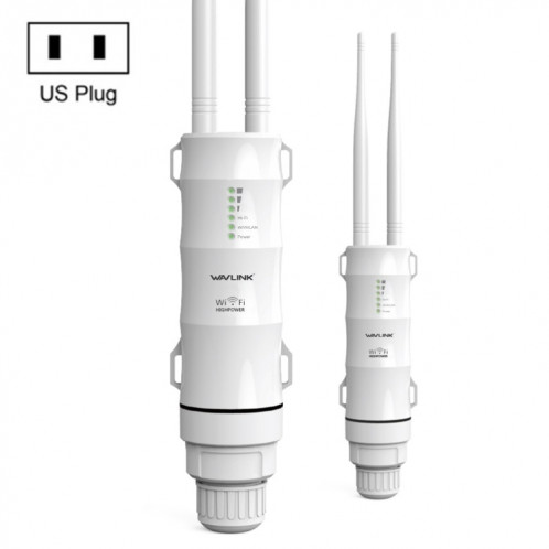 Répéteur extérieur haute puissance à double fréquence WAVLINK AC600 AP 2.4G / 5G, type Pulg: prise américaine SW670247-010