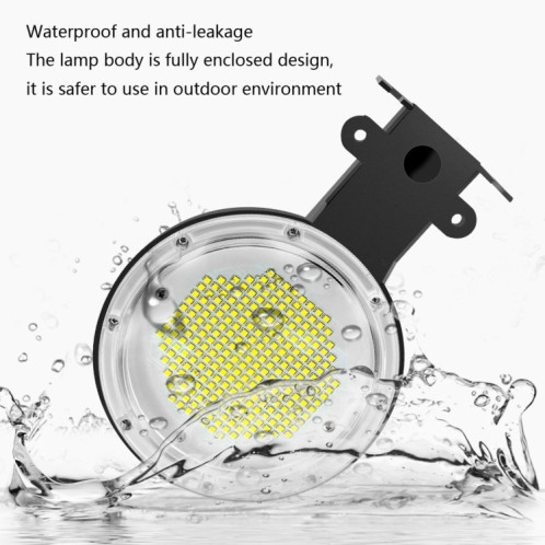 80W LED détection de lumière extérieure IP65 applique murale étanche jardin cour réverbère (lumière blanche) SH404B1066-09