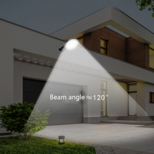 80W LED détection de lumière extérieure IP65 applique murale étanche jardin cour réverbère (lumière blanche) SH404B1066-09