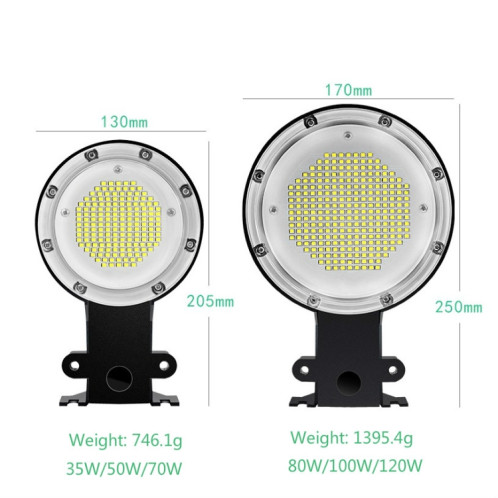 80W LED détection de lumière extérieure IP65 applique murale étanche jardin cour réverbère (lumière blanche) SH404B1066-09