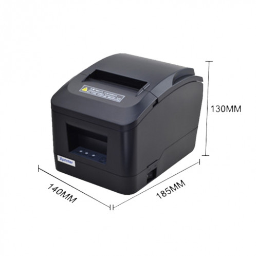 Imprimante thermique Xprinter XP-A160M Imprimante de caisse enregistreuse pour restauration Bill POS, Style: Prise UE (LAN Port réseau) SX403A506-08