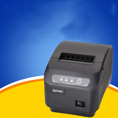 Xprinter XP-Q200II Imprimante thermique de petits reçus Imprimante de reçus de restauration et de cuisine 80 mm, Type d'interface: Interface COM USB (prise UE) SX401C1504-08