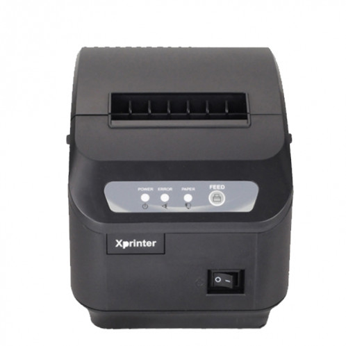 Xprinter XP-Q200II Imprimante thermique de petits reçus Imprimante de reçus de restauration et de cuisine 80 mm, Type d'interface: Interface LAN (prise UE) SX402C166-08