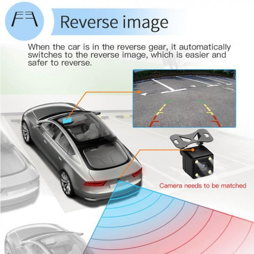 Machine universelle Android de navigation intelligente de navigation de voiture DVD inversant la machine intégrée vidéo, taille: 9 pouces 2 + 16G, spécification: Standard SH9002466-016