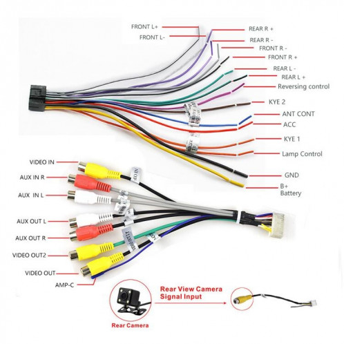 Machine universelle Android Smart Navigation Navigation de voiture DVD Machine intégrée vidéo de recul, taille: 9 pouces 1 + 16G, spécification: caméra standard + 12 lumières SH90191578-016