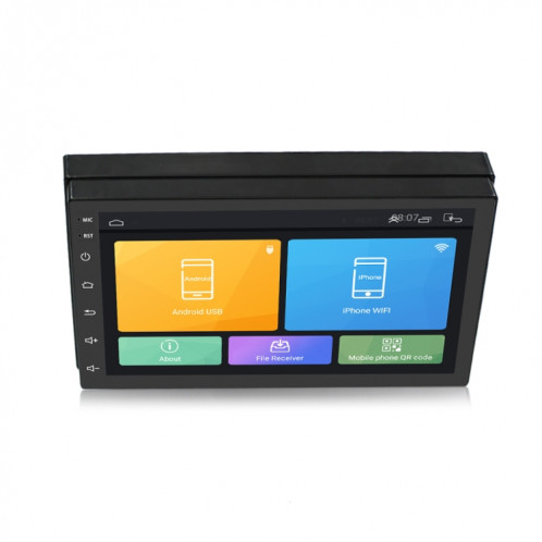 Voiture 7 pouces Universal Android Navigation MP5 Player GPS Bluetooth Car Navigation All-in-one, Spécifications: Standard +8 Lights Camera SH9503799-08
