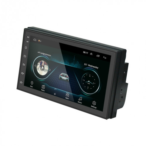 Voiture 7 pouces Universal Android Navigation MP5 Player GPS Bluetooth Car Navigation All-in-one, Spécifications: Standard +8 Lights Camera SH9503799-08