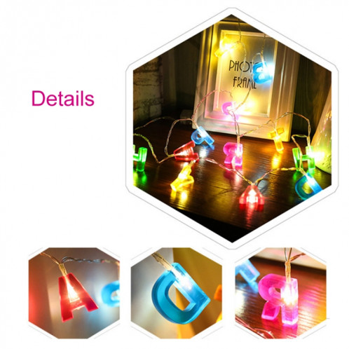 3 PCS LED Lumineux Joyeux Anniversaire Lettre Guirlande Lumineuse Lettre Alimentée Par Batterie Lumières Colorées SH19381062-05