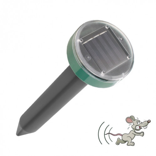 Répulsif solaire pour souris, répulsif ultrasonique LED pour manoir, ferme, champ de riz, répulsif pour serpent (rond) SH801A448-08