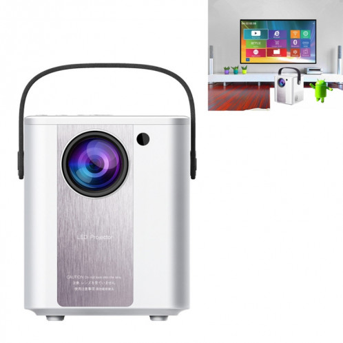 C500 Mini projecteur portable HD domestique à LED, Style: Version Android (Blanc) SH902A1206-09