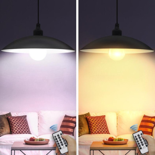 Lampe murale de jardin solaire extérieur étanche double couleur réverbère télécommandé intelligent, style: lustre simple SH3601258-07