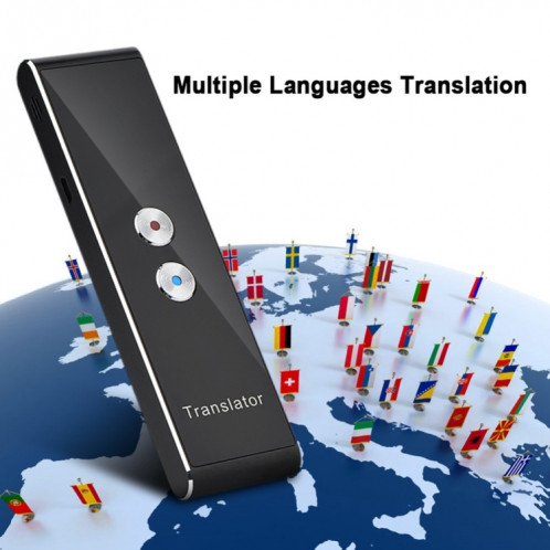 Version de mise à niveau du traducteur vocal intelligent portable pour l'apprentissage de la réunion d'affaires de voyage 3 en 1 traducteur de langue de texte photo (marron) SH301A461-014