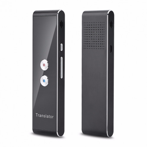 Version de mise à niveau du traducteur vocal intelligent portable pour l'apprentissage de la réunion d'affaires de voyage 3 en 1 traducteur de langue de photo de texte vocal (noir) SH301B1506-014