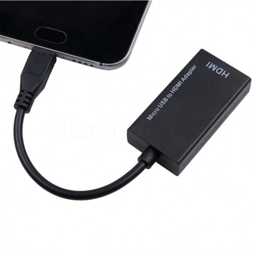 Câble adaptateur micro USB vers HDMI femelle 1080P HD pour périphérique MHL Adaptateurs HDTV pour Samsung Galaxy HUAWE SH60411696-07