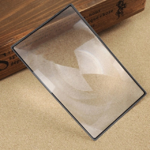 Carte Slim Reading 3x Magnifier Loupe de carte de visite, spécification: 120 × 180mm SH8301647-05