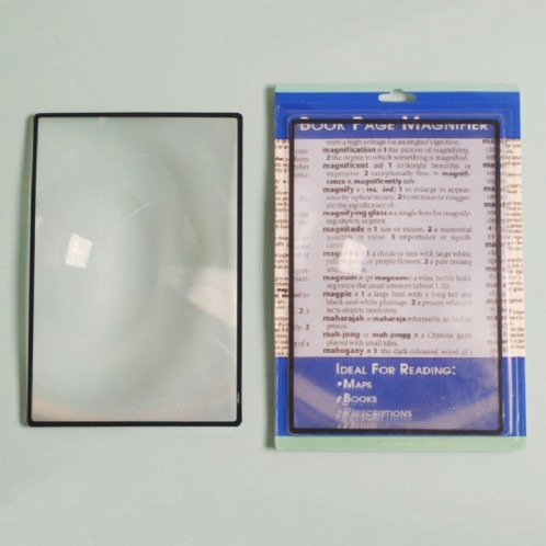 Carte Slim Reading 3x Magnifier Loupe de carte de visite, spécification: 120 × 180mm SH8301647-05