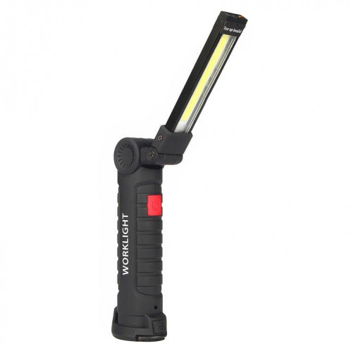 Lampes de travail mobiles portables Charge des lampes de secours multifonctionnelles et pliantes, Couleur du corps: Noir, taille: 14.8 x 4.7cm SH4602725-012